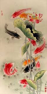 Cari produk lukisan lainnya di tokopedia. Koi Fish Lotus Flower Painting Chinese Scroll Bunga Teratai Binatang Lukisan