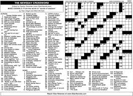 The new york times crossword is probably the most recognizable crossword puzzle. Newsday Crossword Sunday For May 02 2021 By Stanley Newman Creators Syndicate