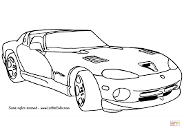 coloriage dodge viper coloriages a imprimer gratuits de lama