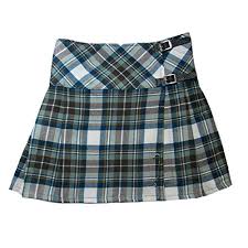 Tartanista Womens 16 5 Inch Scottish Tartan Mini Kilt Skirt Blue Muted Stewart 6 Us