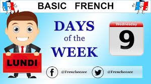 Les french days à la fnac. Learn French Days Of The Week Youtube