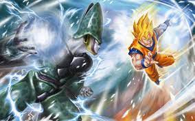 Goku, gohan and cell wallpaper art | the best dragonball z pics. Goku Vs Cell Wallpapers Top Free Goku Vs Cell Backgrounds Wallpaperaccess