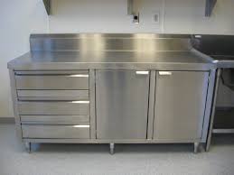 custom stainless dish cabinet