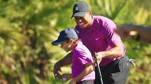 Tiger woods witb accurate as of the memorial tournament. Tiger Woods Son Charlie Hits Pinpoint 5 Wood To Set Up Eagle At Pnc Championship Sporting News