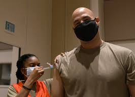 Buckley Garrison leadership receives COVID-19 vaccine > Buckley Space Force  Base > Article Display