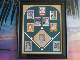 Don't miss out on official gear from the mlb shop Baseball Field Sports Trading Cards Collectors Or Custom Players Display Holder Framed 16x20 Unique Wa Baseball Card Displays Sports Decorations Baseball Decor