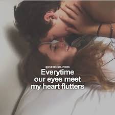 Everytime Our Eyes Meet My Heart Flutters Love Love Quotes Quotes Quote Love Love Quotes For Boyfriend Boyfriend Quotes Romantic Love Quotes