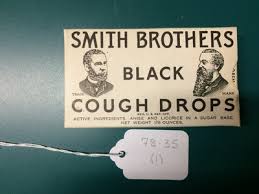 The smith brothers were makers of the first cough drops produced and advertised in the united states, becoming one of the most famous brands. Cough Drops