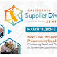 2026 California Supplier Diversity Symposium event in Pasadena, CA
