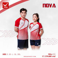 Áo thể thao Wika Nova màu đỏ