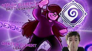 See up to date game codes for creation elemental battlegrounds, updates and features, and the past month's ratings. New Creation Element Leaks Roblox Elemental Battlegrounds Youtube
