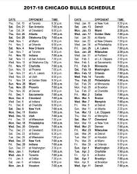 Check out this nba schedule, sortable by date and including information on game time, network coverage, and more! The 2017 2018 Nba Schedule Has Arrived By Hunter Kuffel Chicago Bulls Confidential