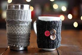 How To Make A Coffee Mug Cozy From A Sock Diy Mugs Mug Cozy Diy Socks