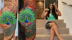 Shares another stunning portrait with daughter kulture bollywood news: After 10years I Gave My Peacock Tattoo A Makeover Cardi B Shows Off Her Newly Redone Thigh Tatts Photos Theinfong
