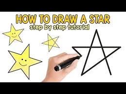 How To Draw A Star Step By Step Drawing Tutorial Youtube Step By Step Drawing Drawing Tutorial Drawing Stars