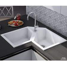 Get free shipping on qualified black undermount kitchen sinks or buy online pick up in store today in the kitchen department. Double Kitchen Sink Supreme E830 Mundilite With Drainboard Composite Overmount