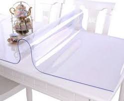 Soft Glass Cloth Thick Pvc Waterproof Hot Plastic Tablecloth Table Mat Table Mats Transparent Frosted Crystal Plate Table Cloth Table Covers Plastic Tablecloth