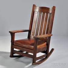 Arts And Crafts Rocker Auction 2912m Lot 44 Estimate 250 350 Craftsman Furniture Mission Furniture Arts And Crafts