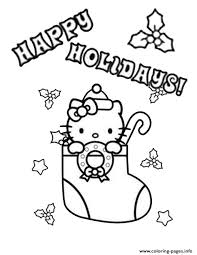 Christmas color by number christmas coloring pages for kids christmas cookie coloring page christmas light coloring page christmas owl coloring page christmas stocking coloring page disney christmas coloring pages frozen coloring pages mistletoe coloring page plain. Hello Kitty Mistletoe Stocking Christmas Coloring Pages Printable