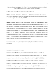 Is average caregiver hourly pay in south africa your job title? Pdf Help Somebody Who Help You The Effect Of The Domestic Labour Relationship On South African Domestic Workers Ability To Exercise Their Rights Kevin Durrheim And Desiree Manicom Academia Edu