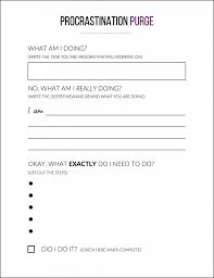 How To Beat Procrastination And Get Back On Track Free Printable Works Personal Development Worksheet Personal Development Plan Template Therapy Worksheets