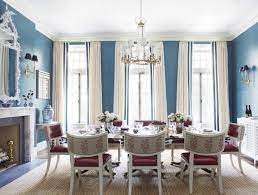 These blue dining room design ideas display the best of blue in dining room walls, seats, leathers, and fabric to create a charming dining statement. 30 Best Dining Room Paint Colors Color Schemes For Dining Rooms