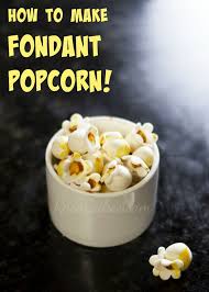 How To Make Fondant Popcorn Rose Bakes Creative Cake Decorating Easy Cake Decorating Fondant Techniques