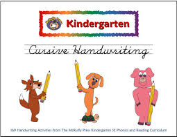 Cursive writing is something both students and graduates should have a grasp of. Kindergarten Se Cursive Handwriting Mcruffy Press