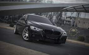 Wallpaper Bmw F30 Black Car Front View 2560x1600 Hd Picture Image
