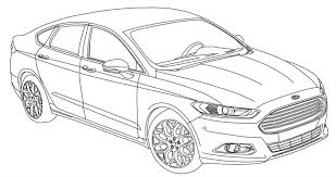 As is well known creative activities play an important role. Ford Fusion Coloring Page Free Printable Coloring Pages For Kids