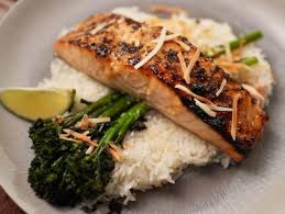 Main dish very easy 15 min 25 min. Sake Salmon And Rice Recipe Nigella Lawson Food Network