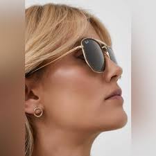 HOT ! Hexagonal Sunglasses Marshal Sunglasses Ray Ban Ray-Ban Marshal  Hexagon Sunglasses RB3648 001 54-21 Gold G-15