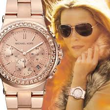Michael Kors Dylan Rose Gold Rose Gold Steel Strap Watch for Women