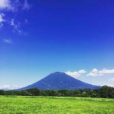 先日行ったニセコにて 良い天気 とんぼがえり 暑かった えり