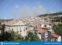 The Calabrian Town of Acri, Italy. Stock Photo - Image of houses, front:  227640254