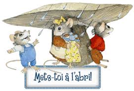 RÃ©sultat de recherche d'images pour "gif anime bon WE sous la pluie"