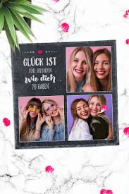 Schieferplatte Bedrucken Foto Auf Schiefertafel Diy Geschenke Bester Freund Geschenk Beste Freundin Bester Freund Geburtstag