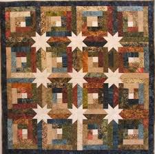 Log Cabin Hidden Stars Log Cabin Quilt Pattern Jelly Roll Quilt Patterns Star Quilt Patterns