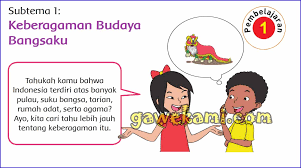 Kunci Jawaban Tematik Kelas 4 Tema 1 Subtema 1 Halaman 4 5 6 8 9 11 12 14 15 Gawe Kami