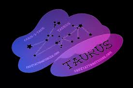 Taurus banner and taurus zodiac tattoo design. Taurus Constellation Airbrush Tattoo Stencil Set Faux Tattoo Stencils