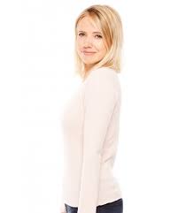 Pull vol v cachemire gris. Pull Cachemire Femme Col Rond Sans Couture