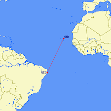 Como assistir brasil x cabo verde online gratuitamente. What S The Shortest Transatlantic Flight One Mile At A Time