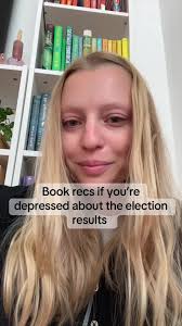 Post-election empowering book recommendations 🥲 #fyp #booktok #bookstagram  #books #election2024 #women #femaleempowerment #kamalaharris2024🇺🇸💙  #kamalahq #rodham #curtissittenfeld #afterland ...