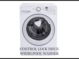 Here are the steps to unlocking the door manually Control Lock Whirlpool Duet Washer Youtube