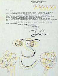 John S Letter To Cynthia In 1974 The Beatles John Letters John Lennon