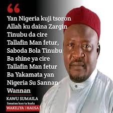 Shifa Kwankwaso dan gin ubane a APC dan haka dole sai tasa anemeshi bashi  zai nema ba kuji kuma zakugani ✍️
