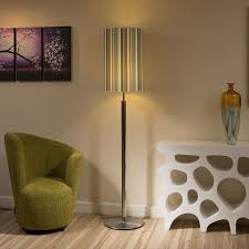Designer Standard Floor Lamp Lamps Large Turquoise Stripe Shade Galla In 2020 Elegant Floor Lamps Standard Floor Lamps Large Lamp Shade