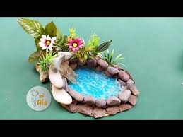 Cara buat miniatur air terjun. Cara Membuat Air Terjun Dari Lem Tembak Dengan Kolam Ikan Youtube Kolam Ikan Miniatur Air Terjun