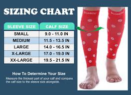 Details About Doc Miller Calf Compression Sleeve 1 Pair 20 30 Mmhg Varicose Polka Dots Red Wht