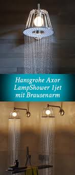 Ob wandleuchte, spiegelleuchte oder eine andere leuchte für das badezimmer: Hansgrohe Axor Lampshower 1jet Die Kopfbrause Ist Genau Das Richtige Fur Designfans Neben Der Komfortablen Stra Beleuchtungsideen Badezimmerlampe Beleuchtung